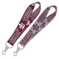 Texas A&M Aggies FORMER STUDENT Lanyard Key Strap 1"