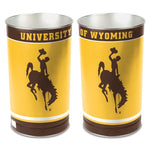 Wholesale-Wyoming Cowboys Wastebasket - tapered 15"H