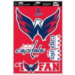 Washington Capitals Multi-Use Decal 11" x 17"