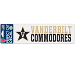 Wholesale-Vanderbilt Commodores Perfect Cut Decals 3" x 10"