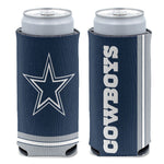 Dallas Cowboys 12 oz Slim Can Cooler