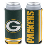Green Bay Packers 12 oz Slim Can Cooler