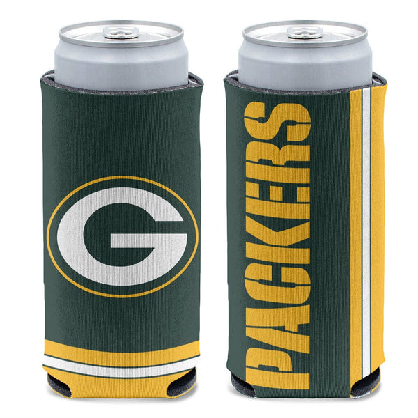 Green Bay Packers 12 oz Slim Can Cooler