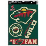 Minnesota Wild Multi-Use Decal 11" x 17"