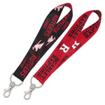 Rutgers Scarlet Knights CAMDEN Lanyard Key Strap 1"