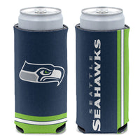 Seattle Seahawks 12 oz Slim Can Cooler