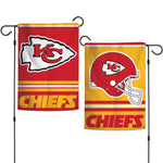 Kansas City Chiefs Garden Flags 2 sided 12.5" x 18"