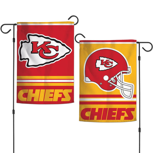 Kansas City Chiefs Garden Flags 2 sided 12.5" x 18"