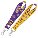 LSU Shreveport Pilots Lanyard Key Strap 1"