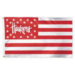 Wholesale-Nebraska Cornhuskers / Stars and Stripes NCAA Flag - Deluxe 3' X 5'