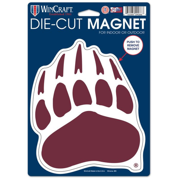 Wholesale-Montana Grizzlies Die Cut Logo Magnet 6.25" x 9"