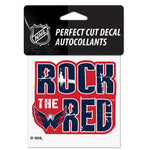 Washington Capitals Slogan Perfect Cut Color Decal 4" x 4"
