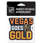 Vegas Golden Knights Slogan Perfect Cut Color Decal 4" x 4"