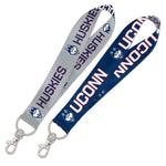 UConn Huskies Husky Logo Lanyard Key Strap 1"