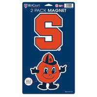 Wholesale-Syracuse Orange 2 Pack Magnets 5" x 9"