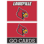 Louisville Cardinals Rectangle Magnet, 2pack 2" x 3"