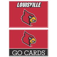 Louisville Cardinals Rectangle Magnet, 2pack 2" x 3"