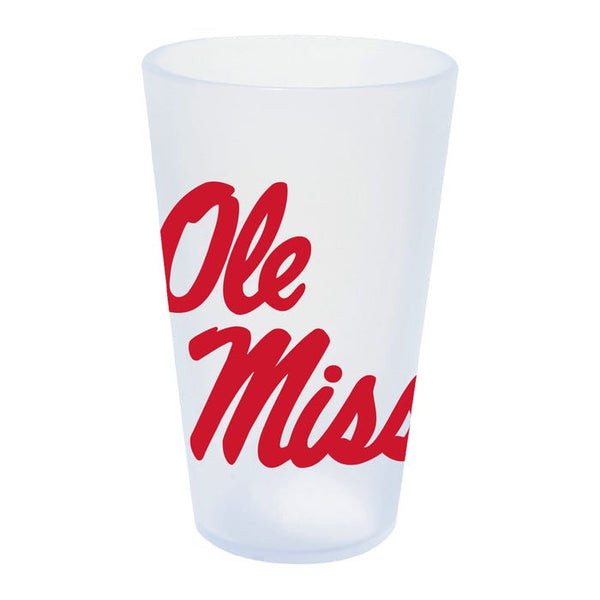 Ole Miss Rebels ICICLE 16 oz Silicone Pint Glass
