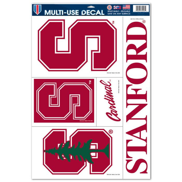 Wholesale-Stanford Cardinal Multi Use Decal 11" x 17"