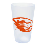 Wholesale-Oregon State Beavers ICICLE 16 oz Silicone Pint Glass