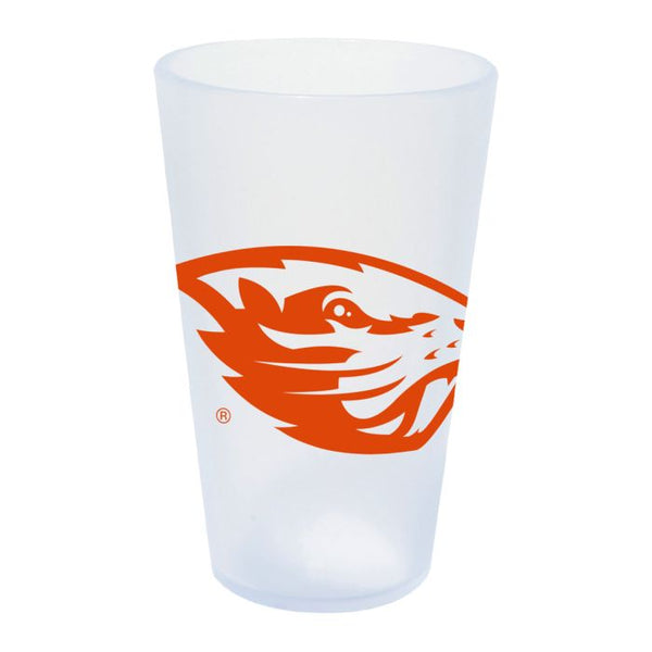 Wholesale-Oregon State Beavers ICICLE 16 oz Silicone Pint Glass