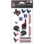 Houston Texans Face Cals 4" x 7"