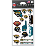 Jacksonville Jaguars Face Cals 4" x 7"