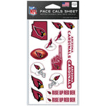 Arizona Cardinals Face Cals 4" x 7"