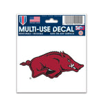 Wholesale-Arkansas Razorbacks Multi-Use Decal 3" x 4"