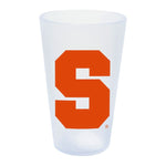 Wholesale-Syracuse Orange ICICLE 16 oz Silicone Pint Glass