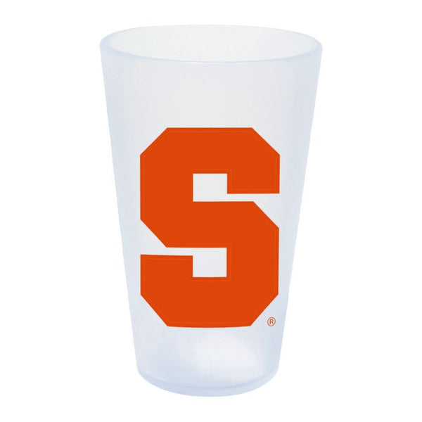 Wholesale-Syracuse Orange ICICLE 16 oz Silicone Pint Glass