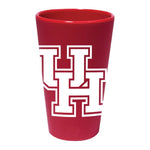 Wholesale-Houston Cougars RED 16 oz Silicone Pint Glass