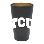 Wholesale-TCU Horned Frogs SMOKE 16 oz Silicone Pint Glass