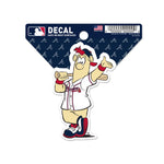 Atlanta Braves Mascot MLB Clean Cut Decal 3" x 4"