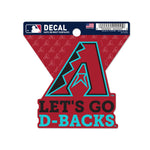 Arizona Diamondbacks Clean Cut Decal 3" x 4"