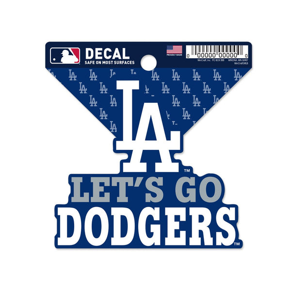Los Angeles Dodgers Clean Cut Decal 3" x 4"