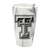 Texas Tech Red Raiders MOUNTAIN MARBLE 16 oz Silicone Pint Glass