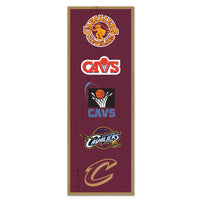 Cleveland Cavaliers Wood Sign 6" x 17"