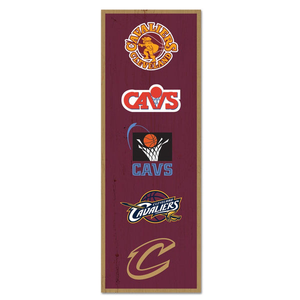 Cleveland Cavaliers Wood Sign 6" x 17"