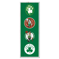 Boston Celtics Wood Sign 6" x 17"