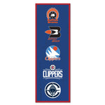 Los Angeles Clippers Wood Sign 6" x 17"