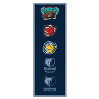 Memphis Grizzlies Wood Sign 6" x 17"