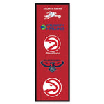 Atlanta Hawks Wood Sign 6" x 17"