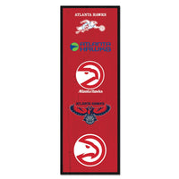 Atlanta Hawks Wood Sign 6" x 17"