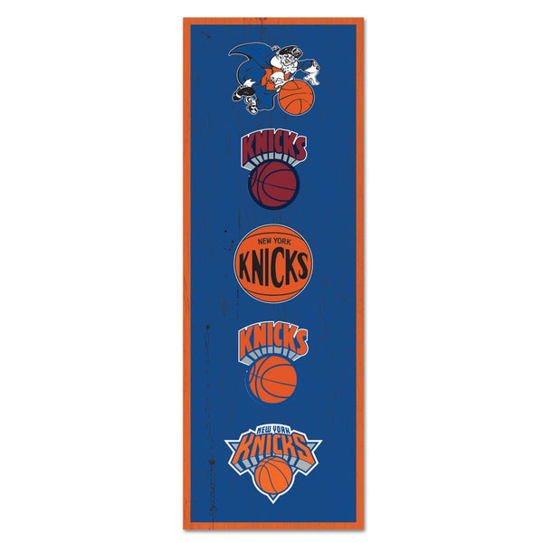 New York Knicks Wood Sign 6" x 17"