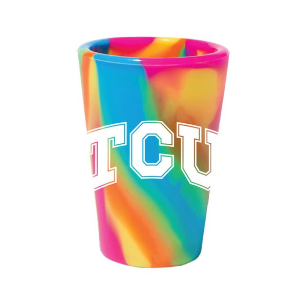 Wholesale-TCU Horned Frogs HIPPIE HOPS 1.5oz Silicone Shot Glass