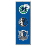 Dallas Mavericks Wood Sign 6" x 17"