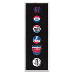 Brooklyn Nets Wood Sign 6" x 17"