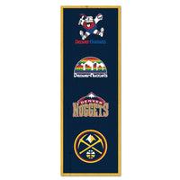 Denver Nuggets Wood Sign 6" x 17"