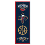 New Orleans Pelicans Wood Sign 6" x 17"